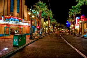 Hollywood Street Curve Wallpaper