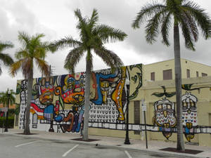 Hollywood Street Graffiti Wallpaper