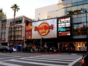 Hollywood Street Hard Rock Café Wallpaper