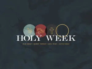 Holy Week Powerpoint Template Wallpaper