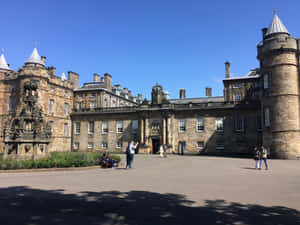 Holyrood Palace Sunny Day Wallpaper