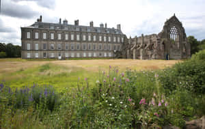 Holyrood Palaceand Abbey Edinburgh Wallpaper