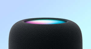 Home Pod Smart Speaker Top View Wallpaper