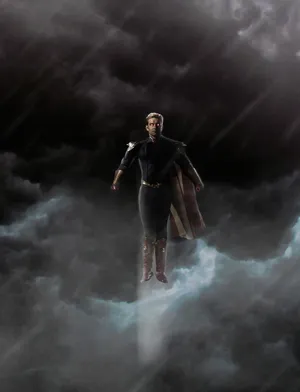 Homelander Above The Clouds Wallpaper