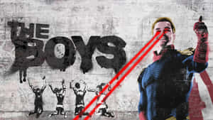 Homelander The Boys Graffiti Art Wallpaper