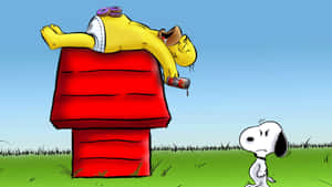 Homer Simpson Attempts To Show His Agility. Wallpaper