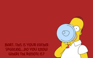 Homer Simpson Cracking Up Wallpaper
