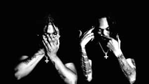 Homicide Gang Members Posing Wallpaper