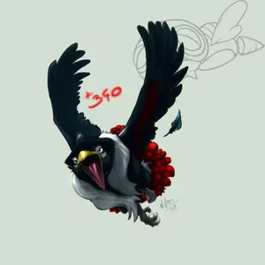 Honchkrow Pokemon Fanart Wallpaper