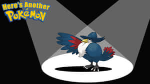 Honchkrow Under Spotlight Wallpaper