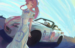 Honda S2000 Anime Car Wallpaper