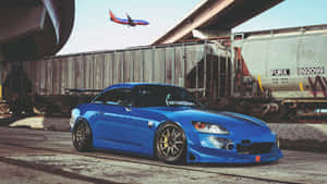 Honda S2000 Montecarlo Blue Pearl Wallpaper