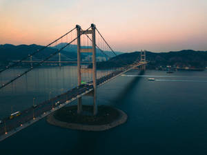 Hong Kong Tsing Ma Bridge Wallpaper