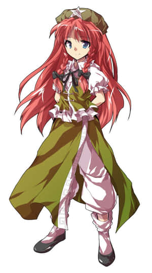 Hong Meiling Anime Character Illustration Wallpaper