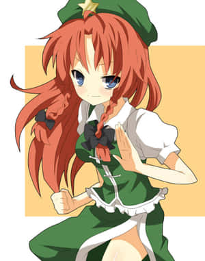 Hong Meiling Anime Style Artwork Wallpaper