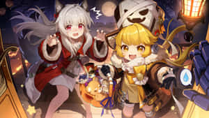 Honkai Star Rail Adventure Friends Wallpaper