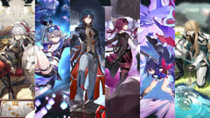 Honkai Star Rail Character Collage Wallpaper