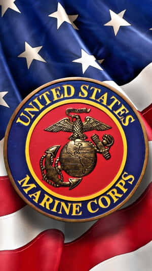 Honor The Brave Heroes Of The Us Marine Corps. Wallpaper