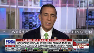 Honorable Darrell Issa Delivering A Passionate Speech Wallpaper