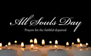 Honoring All Souls' Day With Beautiful Candlelight Wallpaper