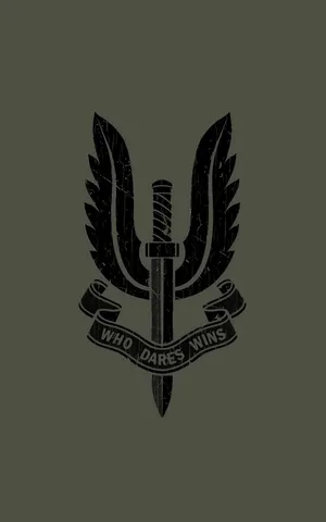 Honoring Bravery: The Emblem Of Sacrifice - Balidan Badge On An Army Green Background Wallpaper