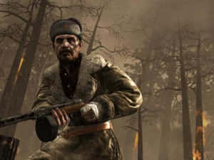 Honoring The Bravery Of Viktor Reznov Wallpaper