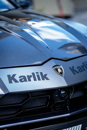 Hood Lamborghini Galaxy Wallpaper