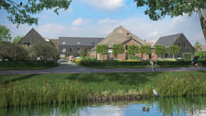 Hoofddorp Residential Area Rendering Wallpaper