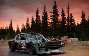 Hoonigan Ford Mustang R T R Sunset Wallpaper