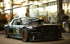 Hoonigan Mustangin Warehouse Wallpaper