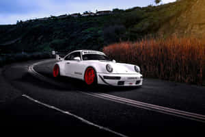 Hoonigan Porscheon Mountain Road Wallpaper