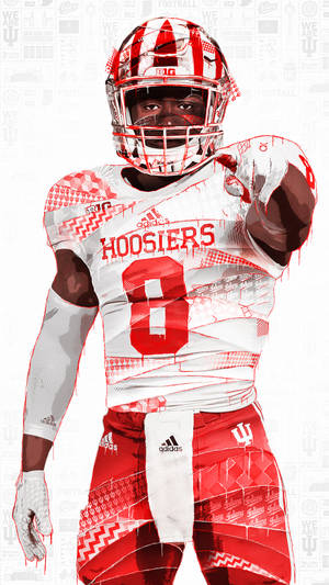 Hoosiers College Football Player Wallpaper