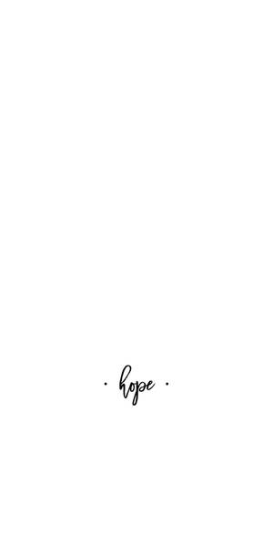 Hope Quotes In White Background Wallpaper