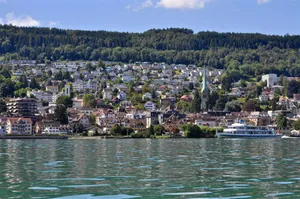 Horgen Lake Zurich View Wallpaper