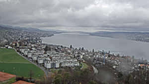 Horgen Switzerland Lake Zurich View Wallpaper