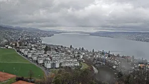 Horgen Switzerland Lake Zurich View Wallpaper