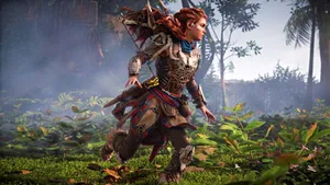 Horizon Forbidden West Aloy Running Wallpaper