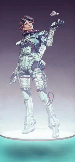 Horizon Showcasing Her Abilities In Apex Legends. Wallpaper