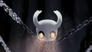 Hornet In Chains Hollow Knight Silksong Wallpaper