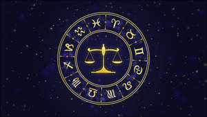 Horoscope Chart Wheel Libra Wallpaper