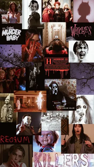 Horror Collage Gore Aesthetic Wallpaper