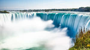 Horseshoe Niagara Falls 4k Monitor Wallpaper