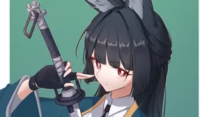 Hoshimi Miyabi Character Art Wallpaper