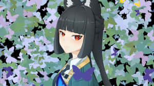 Hoshimi Miyabi Character Art Wallpaper