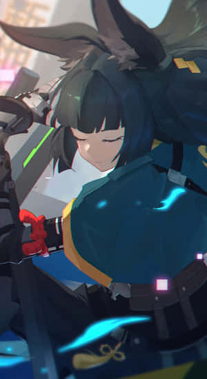 Hoshimi Miyabi Character Art Wallpaper