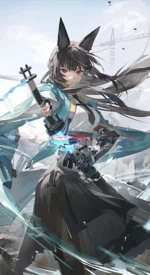 Hoshimi Miyabi Dynamic Action Wallpaper