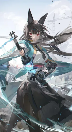 Hoshimi Miyabi Dynamic Action Wallpaper