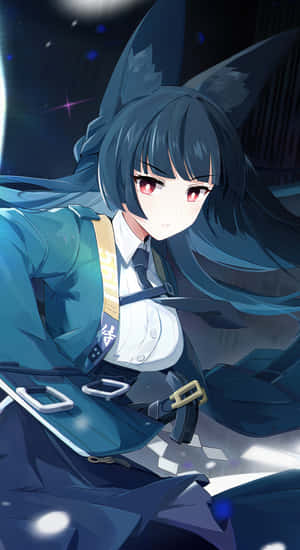 Hoshimi Miyabi Night Warrior Wallpaper