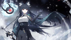 Hoshimi Miyabi Starry Sorceress Wallpaper