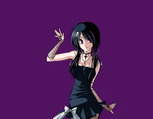 Hot Anime Raven Madison Vampire Kisses Wallpaper